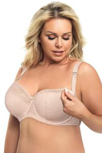 Biustonosz do karmienia Model Mey MK14 Beige - Gorsenia Lingerie - 2878834049