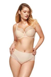 Biustonosz Soft Biustonosz Semi-Soft Model Zara B3 Beige - Gorteks - 2870383380