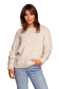 Sweter Damski Model BK090 Beige - BE Knit - 2871777225