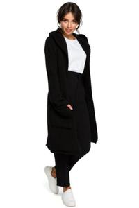 Sweter Kardigan Model BK016 Black - BE Knit - 2871777328