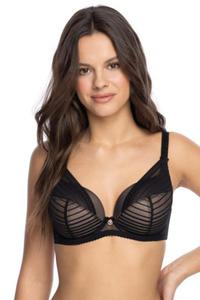 Biustonosz push up Biustonosz Usztywniany Model 1137 Nyks Black - Gaia - 2871592060