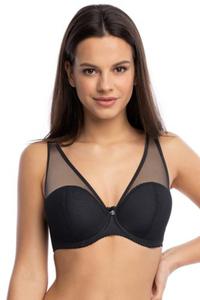 Biustonosz Soft Biustonosz Semi-Soft Model 1124 Hera Black - Gaia - 2871592063