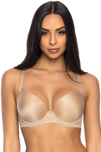 Biustonosz push up Biustonosz Push-up Model 0155/11/1 Jennifer II Beige - Mat - 2871778081