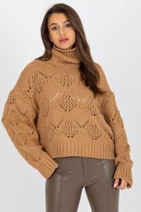 Sweter Damski Model EM-SW-1037-01.24X Camel - EM - 2875756333