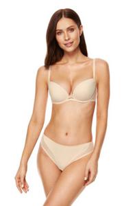 Biustonosz push up Biustonosz Push-up Model Zara B1 Beige - Gorteks - 2874125914