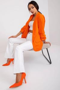 Marynarka Model DHJ-MA-7684.15P Orange - Italy Moda - 2874734106