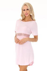 Koszulka nocna Koszula Nocna Model Elpisa Pink - Livia Corsetti Fashion - 2875095655