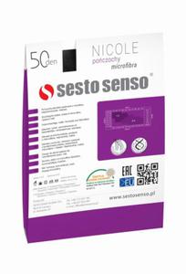 Poczochy Sesto Senso Nicole 50 den 1-4 caffe/odc.brzowego - 2875502061