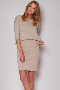 Sukienka Model 206 Beige - Figl - 2875757352