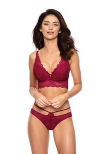 Biustonosz push up Biustonosz Push-up Pgorset Model Charlize PG1 Bordo - Gorteks - 2875757815