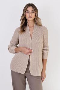 Sweter Kardigan Model SWE120 Beige - MKM - 2876391731