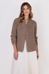 Sweter Kardigan Model SWE120 Mocca - MKM - 2876391732