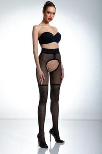 Rajstopy Model Joli Black 30 DEN Black - Amour - 2876500185