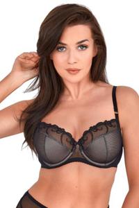 Biustonosz Soft Biustonosz Semi-Soft Model Lila 1220 Black - Gaia - 2876696392