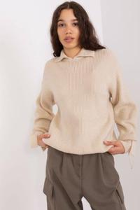 Sweter Damski Model BA-SW-0305.67P Beige - Badu - 2876989474