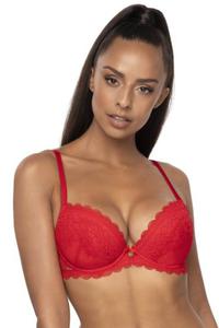 Biustonosz push up Biustonosz Push-up Model 0198/11/2 Estelle Red - Mat - 2877690197