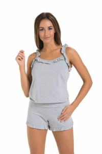 Piama Damska Model Sleepy 2602-1 Grey - Teyli - 2877690270