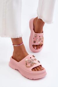 Sanda Klapki Model Afariana M320 Pink - Step in style - 2878554188