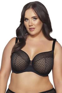 Biustonosz Soft Biustonosz Semi-Soft Model Innesa Bla 2102 Black - Ava - 2878554216