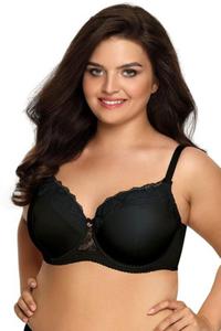 Biustonosz push up Biustonosz Usztywniany Model Fressia 1924 Black - Ava - 2878554218