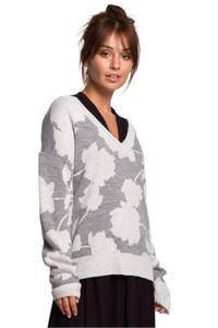 Sweter Damski Model BK056 Model 1 - BE Knit - 2871772951