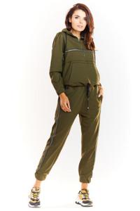 Spodnie Dresowe Model M231 Khaki - Infinite You - 2868223752