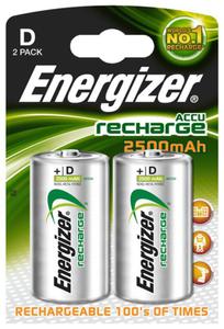 2 x akumulatorki Energizer R20 D Ni-MH 2500mAh - 2850946497