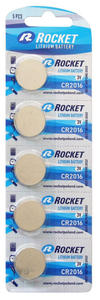 5 x bateria litowa Rocket CR2016 - 2840777167