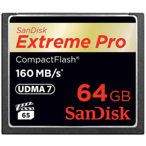 Karta pami?ci SanDisk Compact Flash Extreme PRO 64GB (CF) 160MB/s 1067x - 2840777359