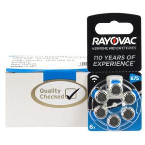 600 x baterie do aparatw s?uchowych Rayovac Acoustic Special 675AE - 2840777495