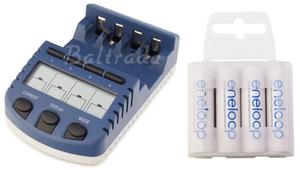 ?adowarka BC-1000 (nast?pca BC-900) + 4 x R6/AA Eneloop R6 AA 2000mAh BK-3MCCE/4T (box) - 2840777245