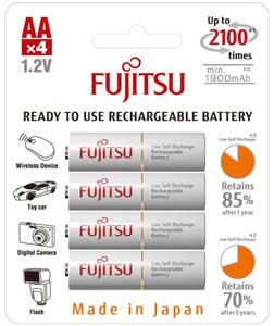 4 x akumulatorki Fujitsu R6/AA 2000mAh HR-3UTCEX - 2840776837