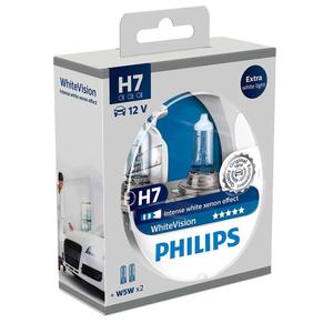 2x Philips H7 WhiteVision + 2x W5W - 2351808395
