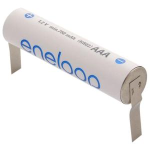 Panasonic Eneloop R03/AAA 800mAh - 1 sztuka z przygrzanymi blaszkami - 2844133334