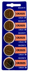 5 x bateria litowa mini Sony CR2025 - 2840777248