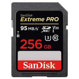 SanDisk SDXC 256GB Extreme PRO 95MB/s 633x UHS-I - 2840777477