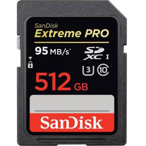 SanDisk SDXC 512GB Extreme PRO 95MB/s 633x UHS-I - 2840777478