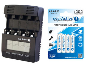 ?adowarka everActive NC-3000 + 4 x R03/AAA everActive 1000 - 2853103946