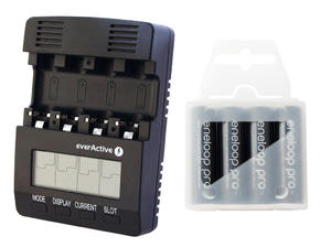 ?adowarka everActive NC-3000 + 4 akumulatory Panasonic ENELOOP PRO R6/AA 2550 mAh - 2351808002