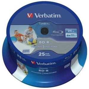 P?yty Blu-Ray BD-R 25GB 6x VERBATIM PRINTABLE cake 25 - 2843884578