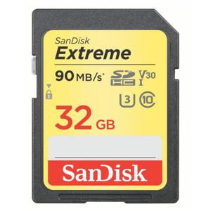 Karta pami?ci SanDisk SDHC 32GB Extreme 600x (90MB/s) UHS-I U3 V30 - 2850946478