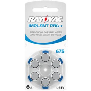 6 x baterie do aparatw s?uchowych Rayovac 675 IMPLANT PRO+ MF - 2840777386