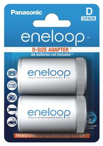 2 x Adaptor eneloop R20/D (z R6 AA na R20) 2BL - 2843884592