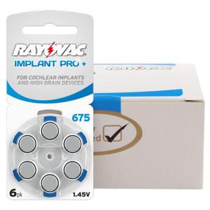 120 x baterie do aparatw s?uchowych Rayovac 675 IMPLANT PRO+ MF - 2840777389