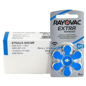 30 x baterie do aparatw s?uchowych Rayovac Extra Advanced 675 MF - 2840776857