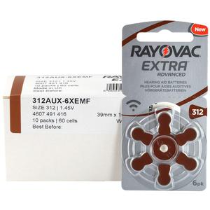 30 x baterie do aparatów s?uchowych Rayovac Extra Advanced 312 MF