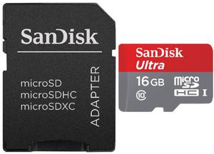 SanDisk microSDHC 16GB ULTRA 533x 80MB/s - 2845240066