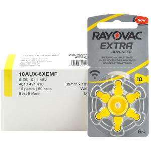 60 x baterie do aparatw s?uchowych Rayovac Extra Advanced 10 MF - 2840776895