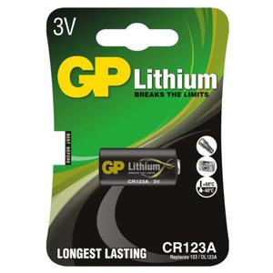 bateria foto litowa GP CR123 - 2840776885