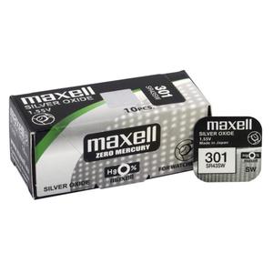 bateria srebrowa mini Maxell 301 / 386 / SR 43 / 186 - 2840777055